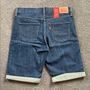NWT Levi Strauss Denim Bermuda Shorts